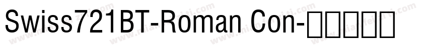 Swiss721BT-Roman Con字体转换